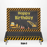Allenjoy Construction Caution Banner Tablecloth - Allenjoystudio