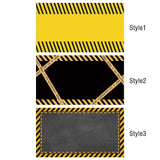 Allenjoy Construction Caution Banner Tablecloth - Allenjoystudio