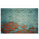 Allenjoy Cracked Bare Red Brick Wall Backdrop