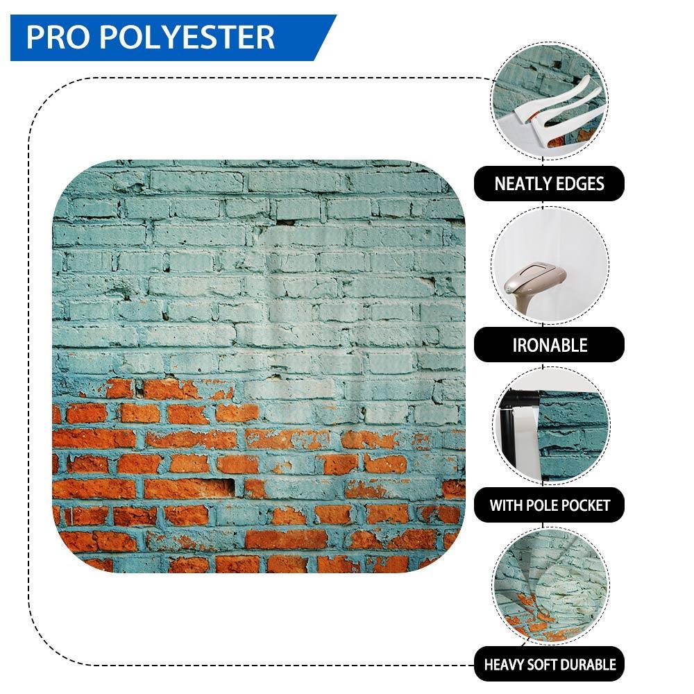 Allenjoy Cracked Bare Red Brick Wall Backdrop - Allenjoystudio