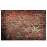 Allenjoy Crimson Brick Wall Photography Background