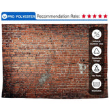 Allenjoy Crimson Brick Wall Photography Background - Allenjoystudio