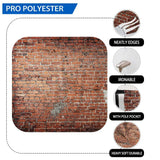 Allenjoy Crimson Brick Wall Photography Background - Allenjoystudio