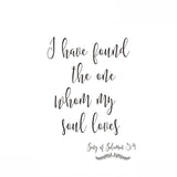 Allenjoy Custom Lettering Backdrop for Wedding Bridal Shower Anniversary Calligraphy Soul Loves Party Decor - Allenjoystudio