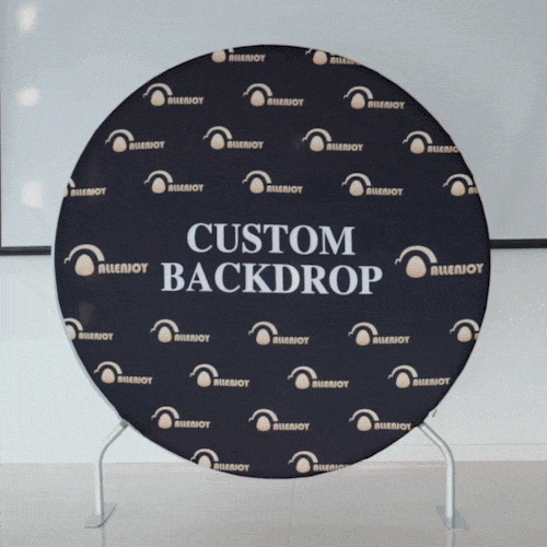 Round Backdrop Fabric Cover | Party Supplies - Allenjoy - Allenjoystudio