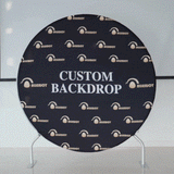 Round Backdrop Fabric Cover | Party Supplies - Allenjoy - Allenjoystudio