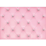 Allenjoy Pink Leather Diamond Decoration Headboard Backdrop - Allenjoystudio