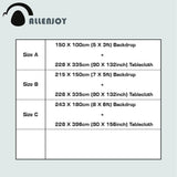 Allenjoy Disco Party Colorful Lights Dancer Banner Tablecloth - Allenjoystudio