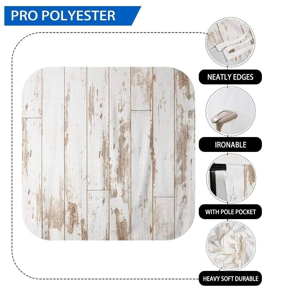 Allenjoy Distressed Beige Wood Floor Photography Backdrop - Allenjoystudio