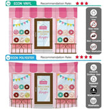 Allenjoy Donut Store Pink Background for Birthday - Allenjoystudio