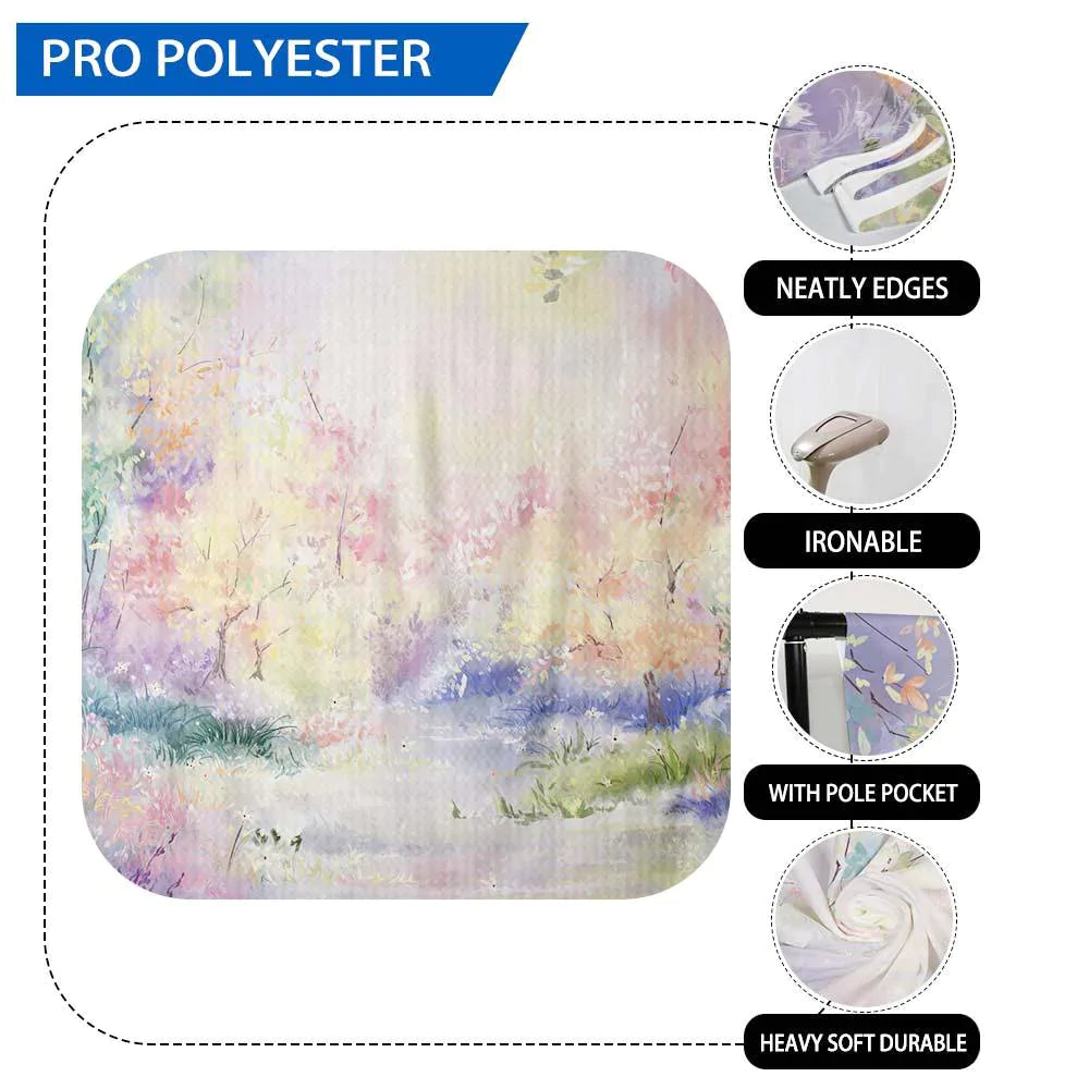 Allenjoy Dreamy Colorful Painted Backdrop for Princess Girl Photobooth - Allenjoystudio