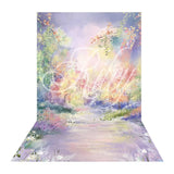 Allenjoy Dreamy Colorful Painted Backdrop for Princess Girl Photobooth - Allenjoystudio