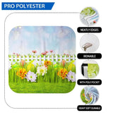 Allenjoy Easter Backdrop Eggs Grass Colorful Garden for Spring Photography - Allenjoystudio
