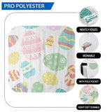 Allenjoy Easter Colorful Painted Eggs White Wood Backdrop - Allenjoystudio