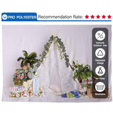 Allenjoy Easter Tent Bunny Minisession Backdrop Designed by Panida Phillips - Allenjoystudio