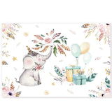 Allenjoy Elephant Balloon Gifts Birthday Backdrop