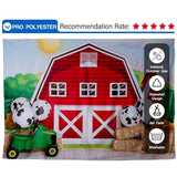 Allenjoy Farm Cow Balloon Backdrop Designed by Panida Phillips - Allenjoystudio