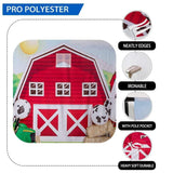 Allenjoy Farm Cow Balloon Backdrop Designed by Panida Phillips - Allenjoystudio