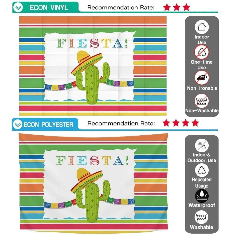 Allenjoy Fiesta Cactus Hat Colourful Stripes Decoration Photographic Shoot Photophone - Allenjoystudio
