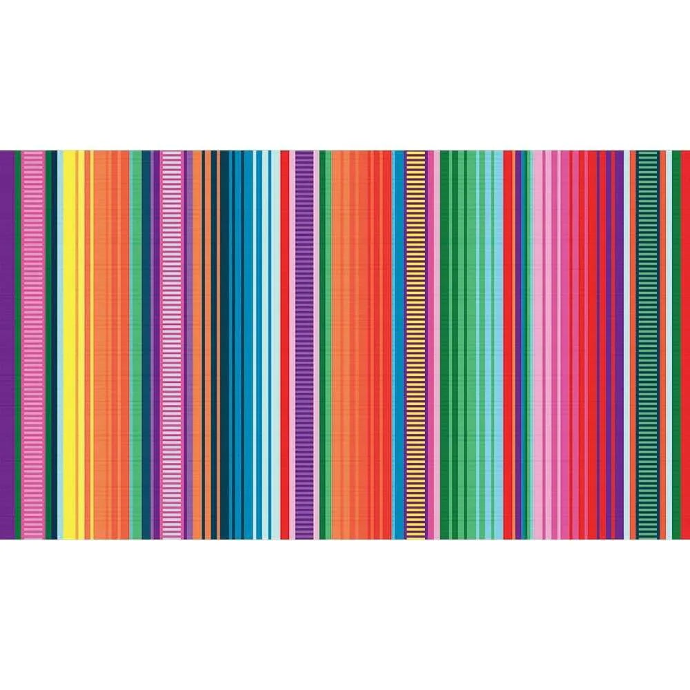 Allenjoy Fiesta Mexican Party Backdrop Stripes Tablecloth - Allenjoystudio