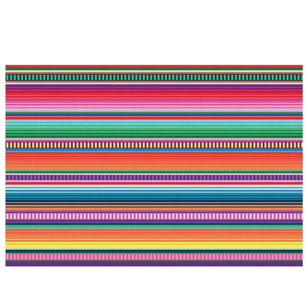 Allenjoy Fiesta Theme Mexican Festival Backdrop Stripes Cinco Banner for Children - Allenjoystudio