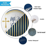 Allenjoy First Communion Banner Tablecloth for Baptism - Allenjoystudio