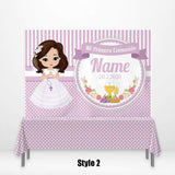 Allenjoy First Communion Backdrop Tablecloth for Baptism - Allenjoystudio