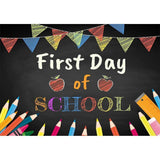 Allenjoy First Day of the School Back to School Backdrop for School