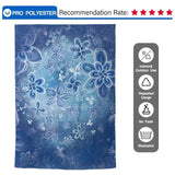 Allenjoy Blue Floral Backdrop for Portrait - Allenjoystudio