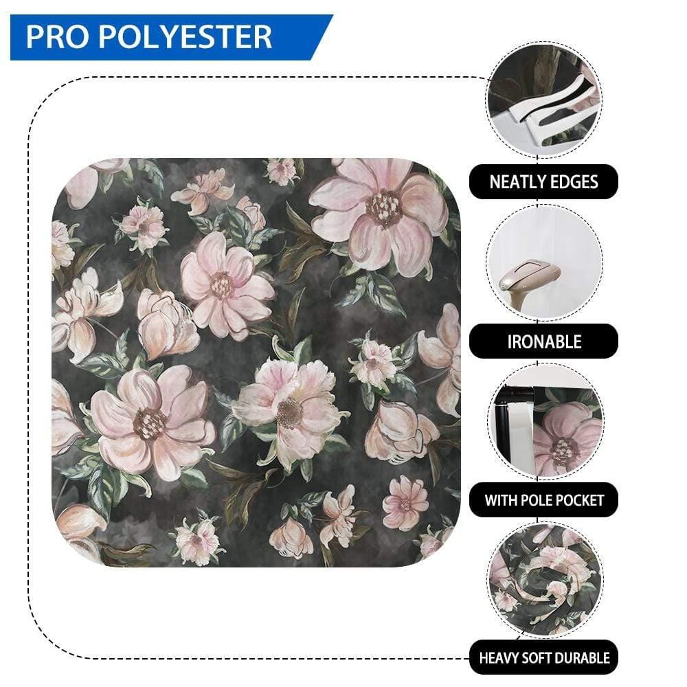 Allenjoy Pink Floral Portrait Backdrop - Allenjoystudio