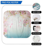 Allenjoy Flower Wall Backdrop Dreamy  Oil Painting Floral for Girls Macrame Wedding - Allenjoystudio