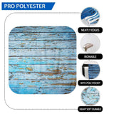 Allenjoy Cracked Deep  Faded Blue Backdrop Floor for Photography - Allenjoystudio