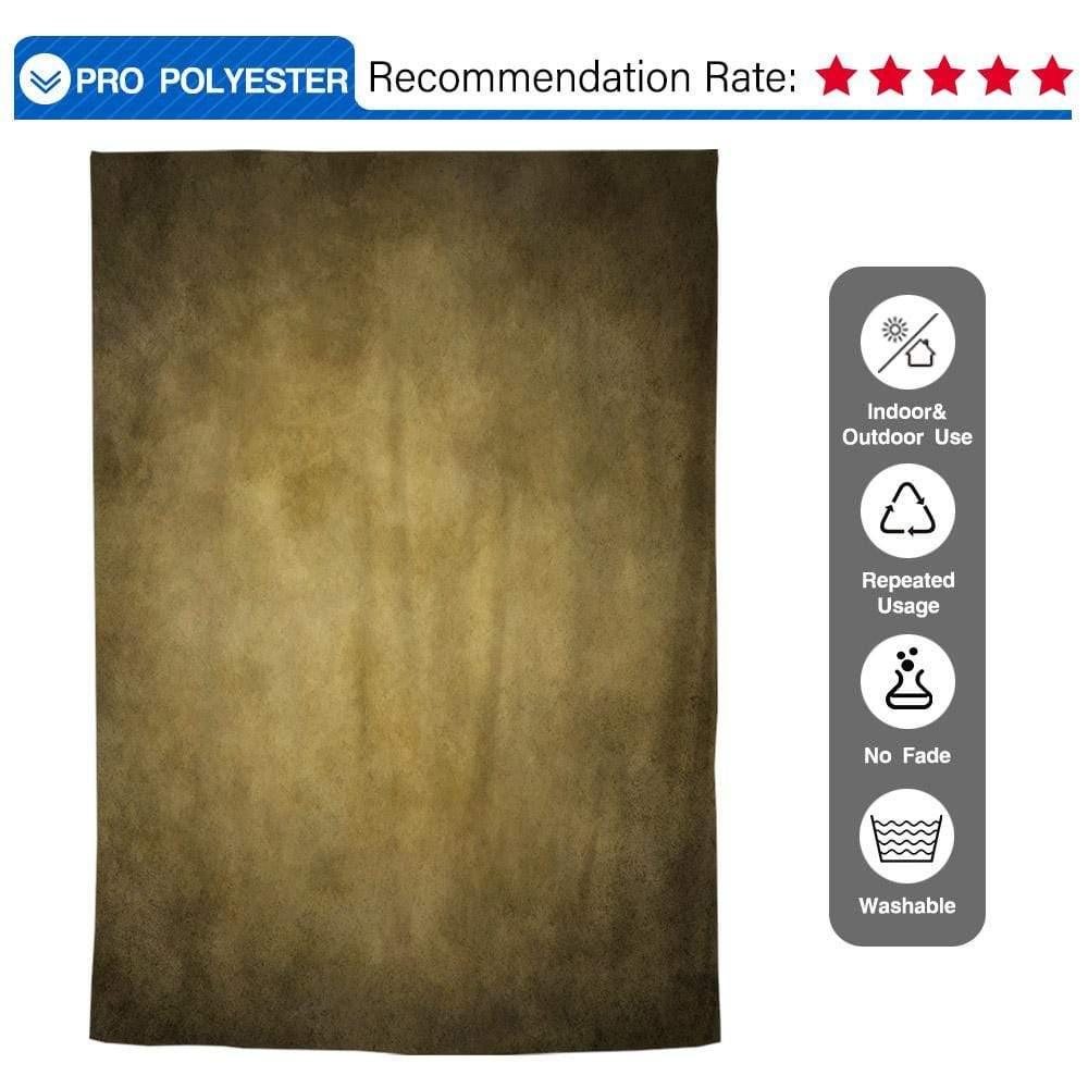 Allenjoy Ginger Yellow Old Master Abstract Backdrop - Allenjoystudio
