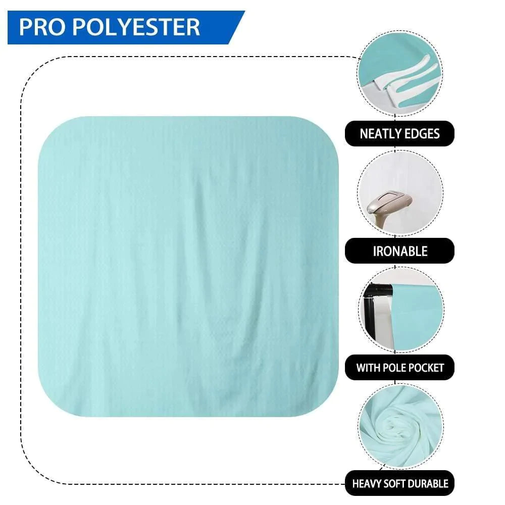 Allenjoy Solid Sea Blue Fabric Photography Backdrop - Allenjoystudio