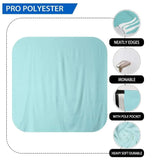 Allenjoy Solid Sea Blue Fabric Photography Backdrop - Allenjoystudio