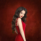 Allenjoy Red Abstract Old Master Backdrop - Allenjoystudio