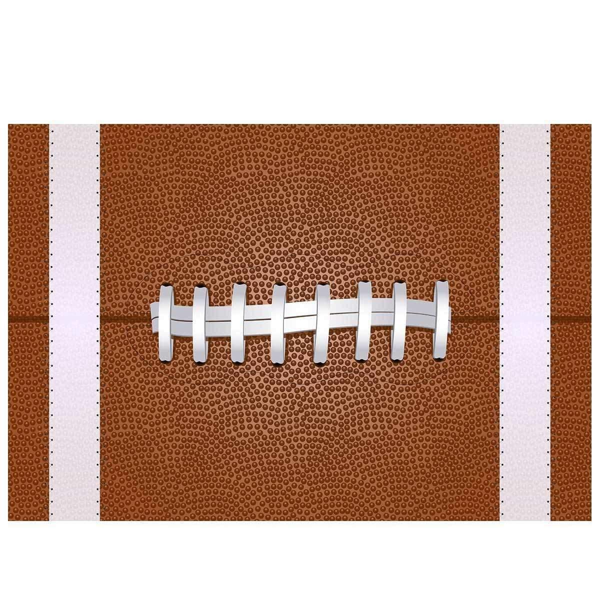 Allenjoy American Football Ball White Laces Sewing Backdrop - Allenjoystudio