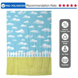 Allenjoy Easter Backdrop Blue Sky White Cloud Backdrop - Allenjoystudio