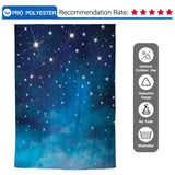 Allenjoy Galaxy Backdrop Space Blue Stars Shine newborn Baby Background Photocall Photobooth - Allenjoystudio