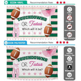 Allenjoy Gender Reveal Touchdowns or Tutus Backdrop - Allenjoystudio
