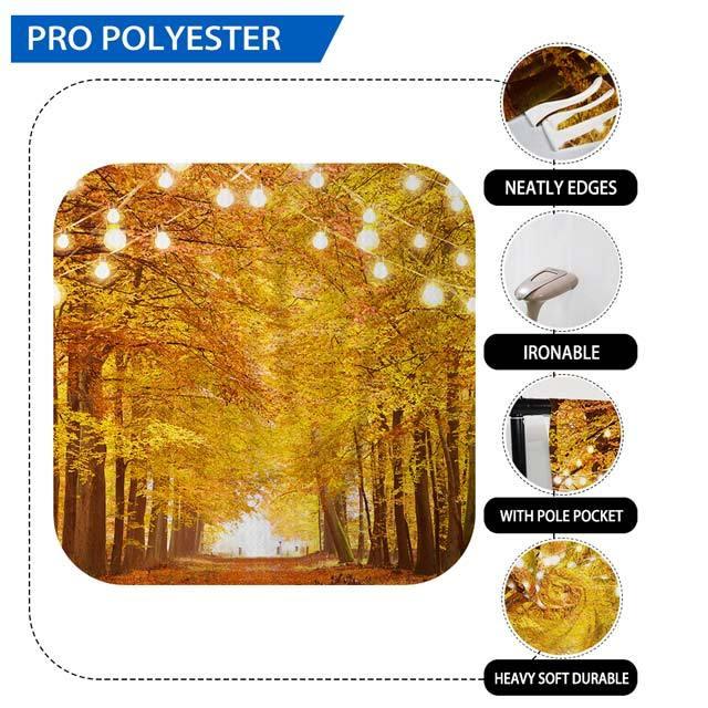 Allenjoy Glitter Autumn Natural Scenery  Forest Photography Backdrop - Allenjoystudio