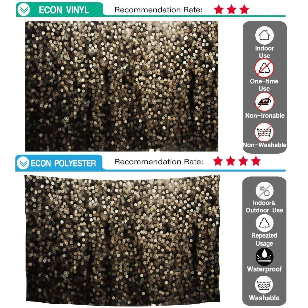 Allenjoy Gold Bokeh Spots Backdrop for Graduation Prom - Allenjoystudio
