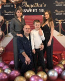 Allenjoy Sweet 16 Birthday Red Carpet Customize Backdrop