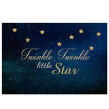 Allenjoy Golden Twinkle Little Star Night Sky Dreamlight Backdrop