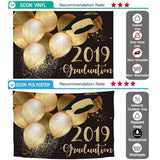 Allenjoy Graduation Golden Luxury Balloon School Backdrop - Allenjoystudio