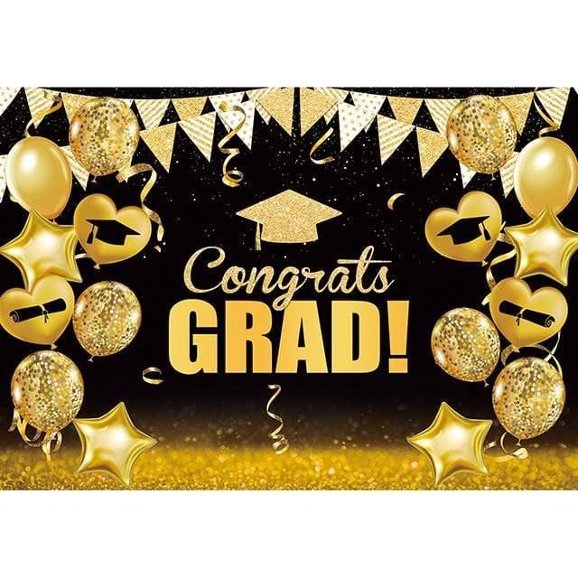 Allenjoy Graduation Congratulations Congrats Grad Class of 2021 Prom Party Backdrop - Allenjoystudio