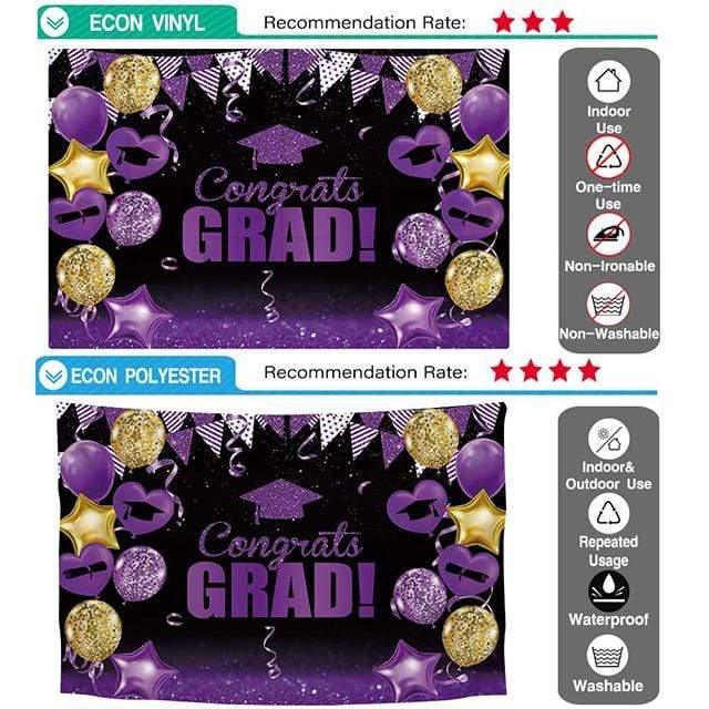 Allenjoy Graduation Congratulations Congrats Grad Class of 2021 Prom Party Backdrop - Allenjoystudio