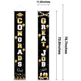 Allenjoy Graduation Door Banner Congrats Grad Class of 2021 Prom Party - Allenjoystudio