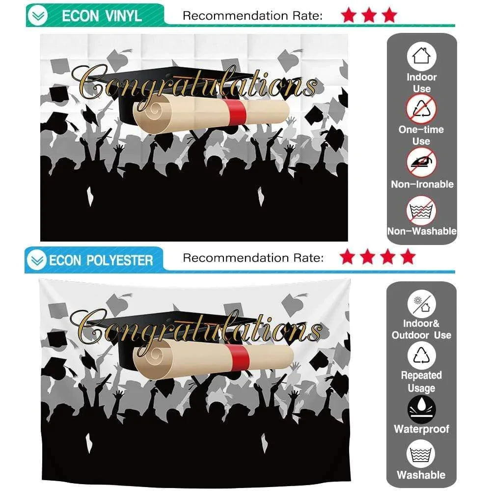 Allenjoy Graduation Backdrop for Student Celebration Party - Allenjoystudio