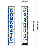Allenjoy Graduation Porch Sign Congrats Grad Door Banner - Allenjoystudio